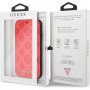 Guess Debossed Peony flip cover tok iPhone XR - piros