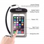 HAWEEL ultra vékony, átlátszó vízálló borító - Apple iPhone 6 Plus / 6S Plus - fekete