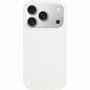 Védőtok pöttyökkel iPhone 17 Pro / 18 Pro készülékhez - fehér