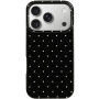 Védőtok pöttyökkel iPhone 17 Pro / 18 Pro készülékhez - fekete