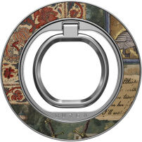 Burga Oath mágneses MagSafe forgatható 360° Állvány iPhone-hoz - ezüst
