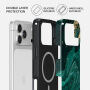 Burga Tough mintás Tok MagSafe funkcióval iPhone 17 Pro / 18 Pro készülékhez - Emerald Pool