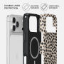 Burga Tough mintás Tok MagSafe funkcióval iPhone 17 Pro Max / 18 Pro Max készülékhez - Almond Latte