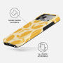 Burga Tough mintás tok MagSafe funkcióval iPhone 17 Pro Max / 18 Pro Max készülékhez - Lemon Tart