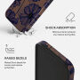 Burga Tough mintás Tok MagSafe funkcióval iPhone 17 Pro Max / 18 Pro Max készülékhez - Velvet Night
