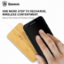 Baseus luxus Qi vezetéknélküli fából készült töltő / töltő alátét Apple iPhone -ra