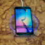 Vezeték nélküli töltőfej / töltő alátét Qi LED világítással Apple iPhone -ra – fehér
