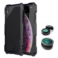 Viking extra tartós tok 3 cserélhető objektívvel iPhone X / XS - fekete