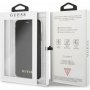 Guess Iridescent Book bőr flip cover tok iPhone XR - fekete