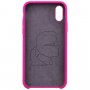 Karl Lagerfeld Body Iconic szilikon tok iPhone XR - fukszia