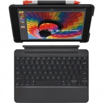 Logitech Slim Combo borító eltávolítható billentyűzettel Apple iPad 9,7" (2017/2018) - fekete