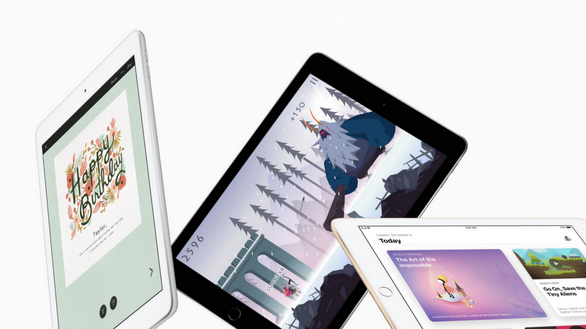 Új iPad a 6. generáció - színek