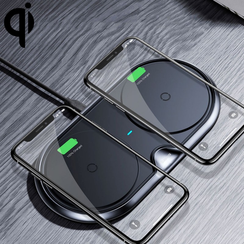 Air Power vezeték nélküli töltő két iPhone